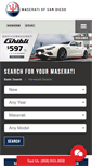 Mobile Screenshot of maseratiofsandiego.com